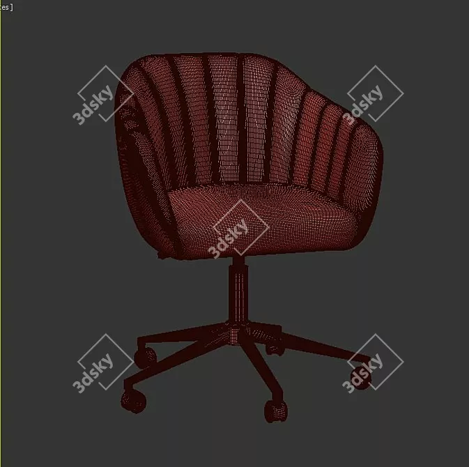 ErgoFlex Office Chair 3D model image 3