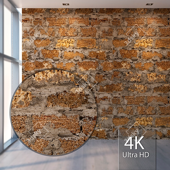 Seamless Stone Texture Kit 3D model image 1