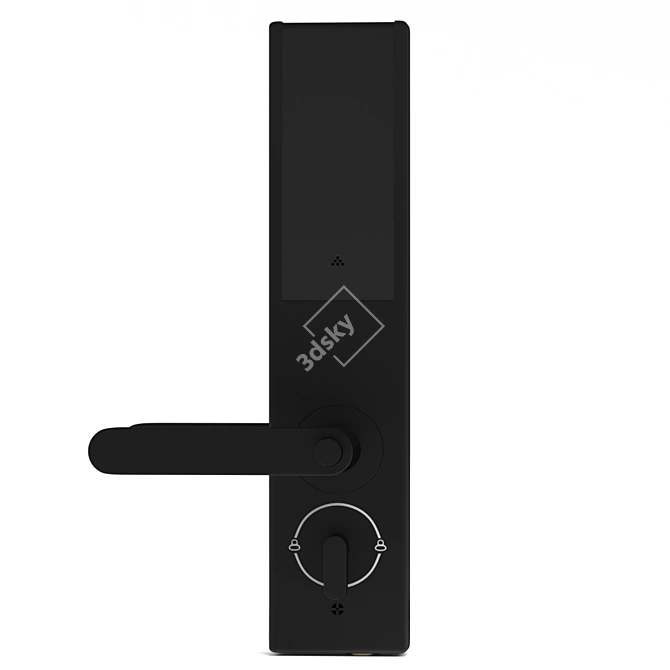 Smart Zinc Alloy Door Lock 3D model image 2