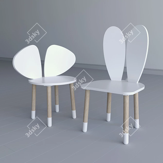 Modern Chairs for Collaborative Spaces 3D model image 1