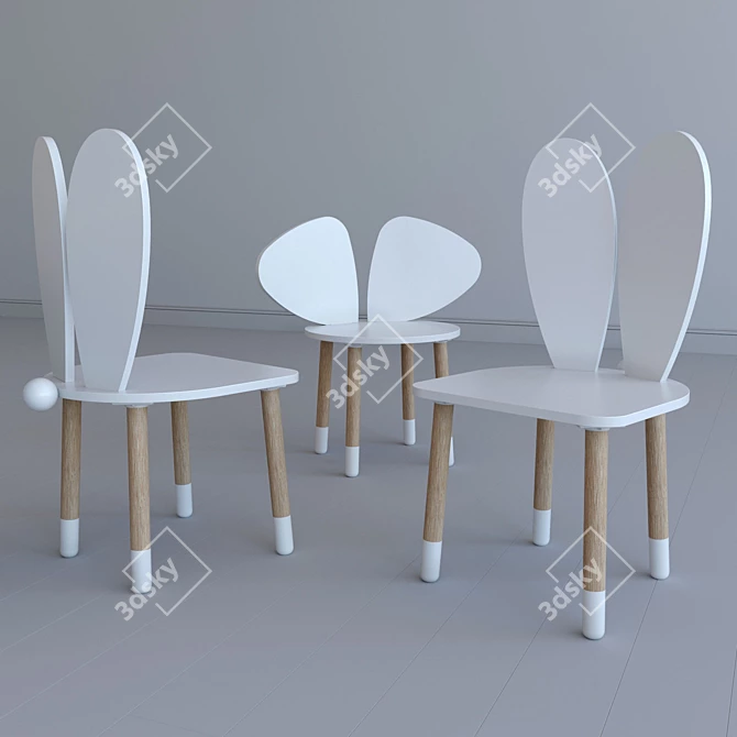 Modern Chairs for Collaborative Spaces 3D model image 2