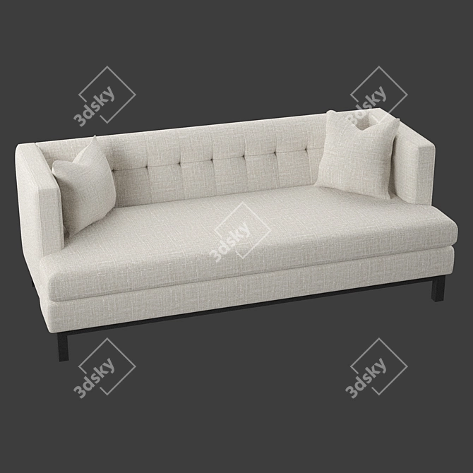 Luxury Comfort Sofa 3D model image 1