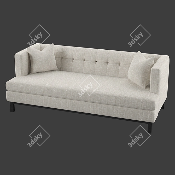 Luxury Comfort Sofa 3D model image 2