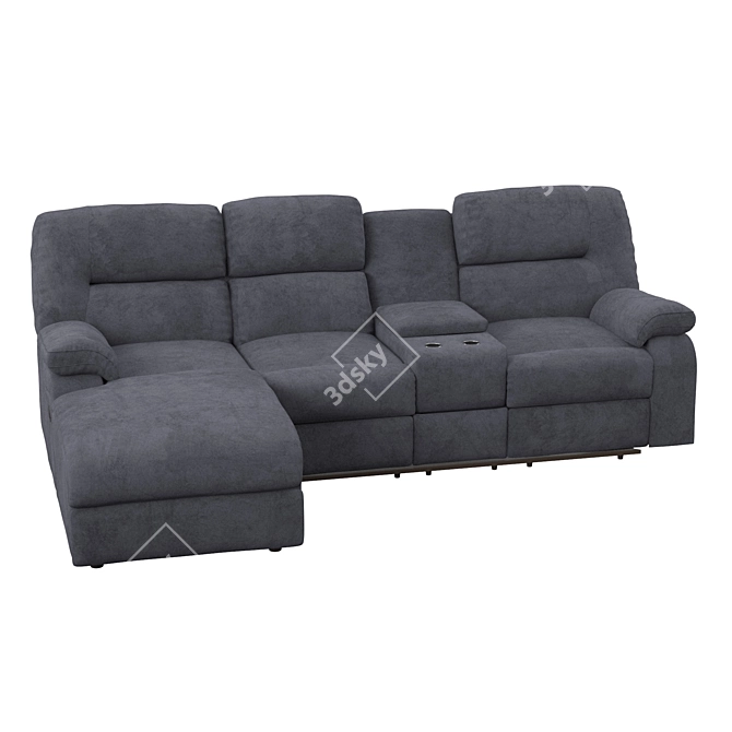 Cozy Comfort Sofa - Relax in Style! 3D model image 1