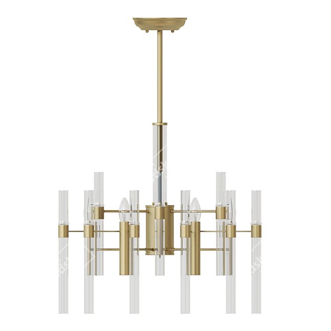 MW-Light Alghero Chandelier 3D model image 2