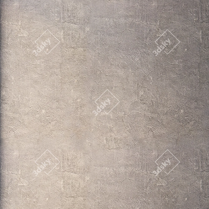 Seamless Plaster with Displacement Map 3D model image 3