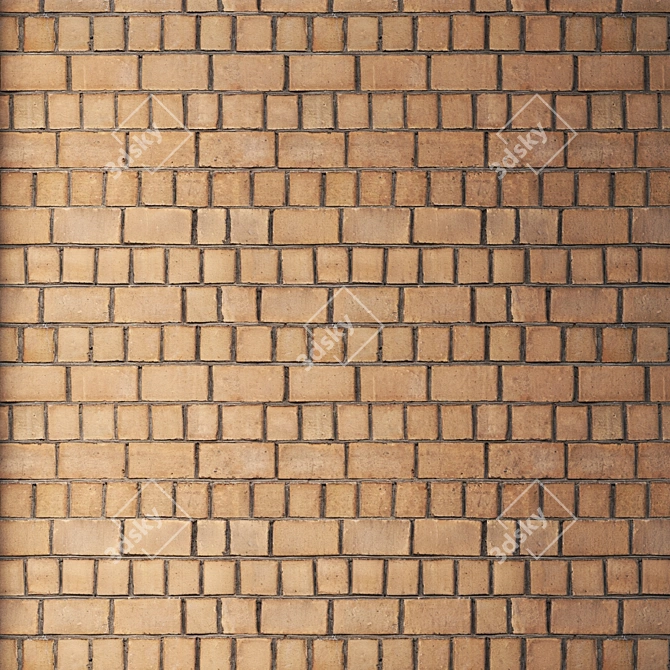 Seamless High-Detailed Brick 3D model image 3