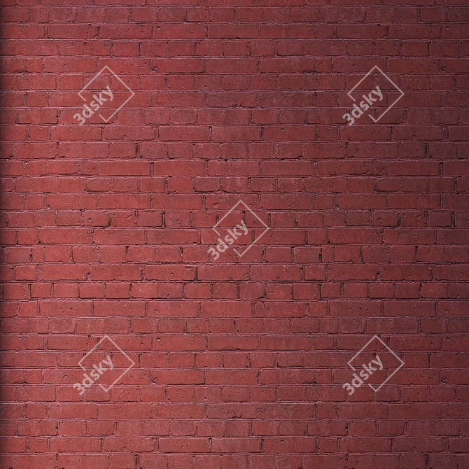 Title: Seamless High Detail Brick Texture 3D model image 3