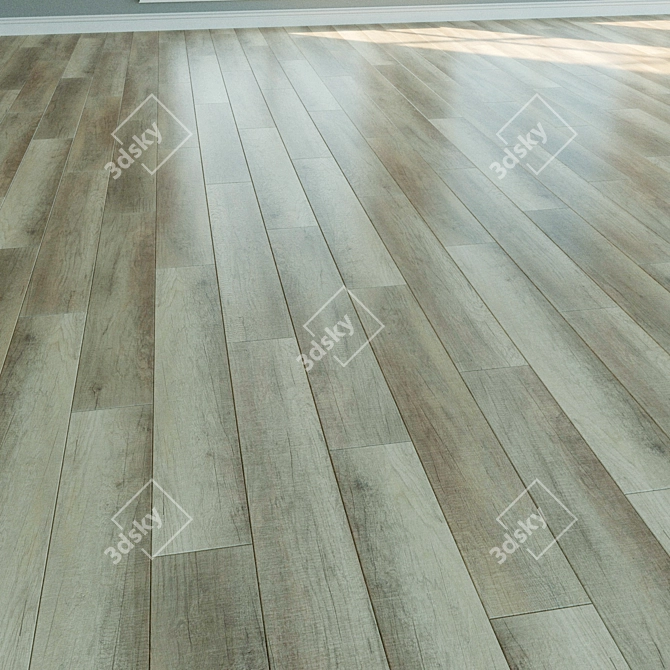 WINEO Laminate Flooring: Natural Wood Parquet 3D model image 3