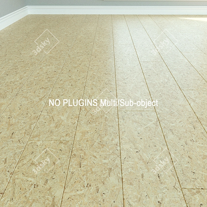 WINEO Laminate: Natural Wood Parquet 3D model image 1