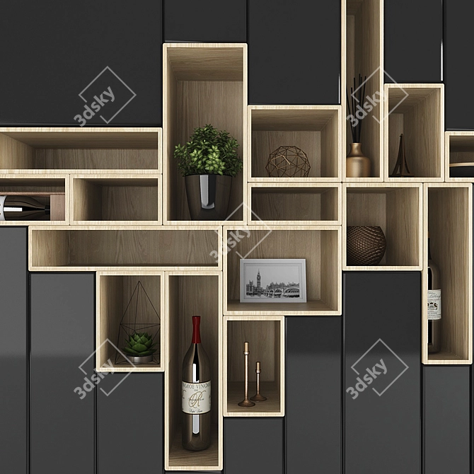 Versatile Storage Solution 3D model image 2