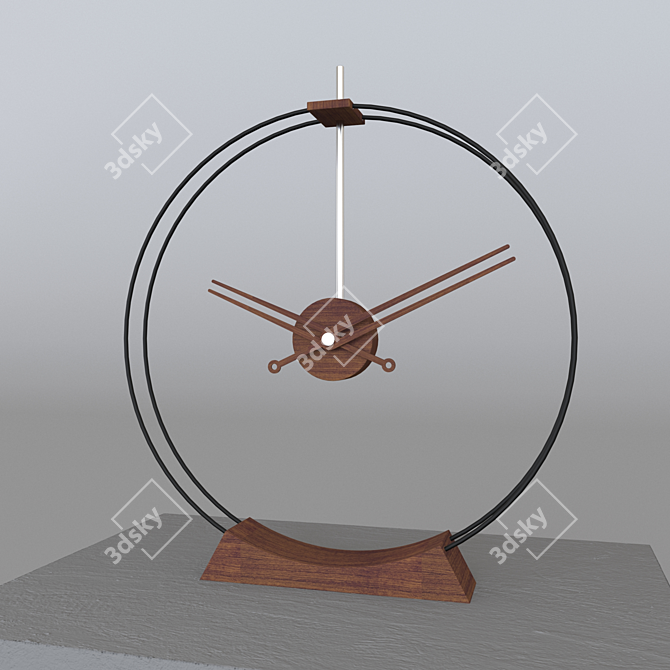 Minimalist Desk Clock - Nomon "Aire 3D model image 1