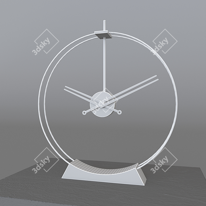 Minimalist Desk Clock - Nomon "Aire 3D model image 2