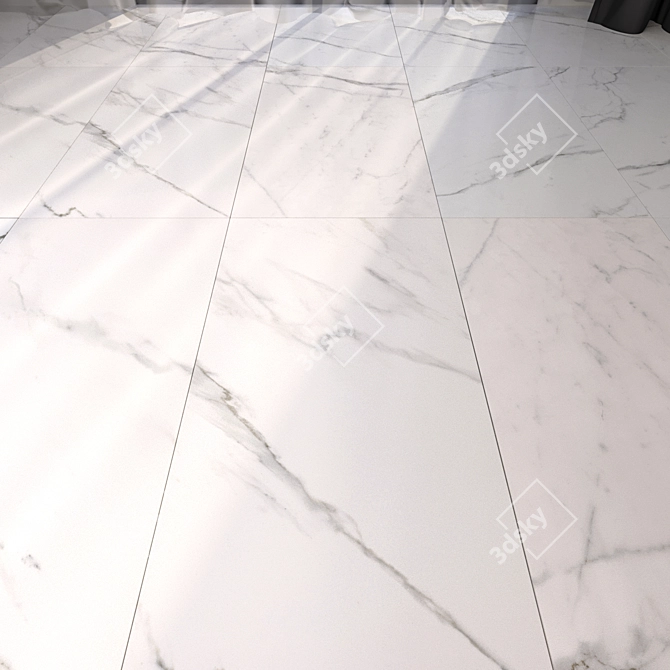 Luxury Marble Floor Tiles 3D model image 3