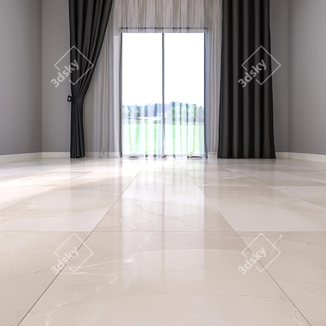 Luxury Marble Floor - HD Textures 3D model image 2