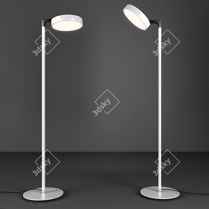 DeltaLight Supernova Stand: Versatile, Rigged Light 3D model image 1