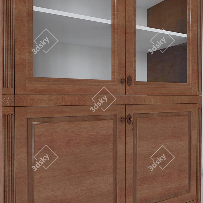 Modern Showcase Closet: 60*130*240 3D model image 2