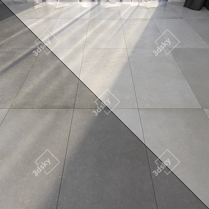 Marble Floor Tiles: HD Textured Set 3D model image 1