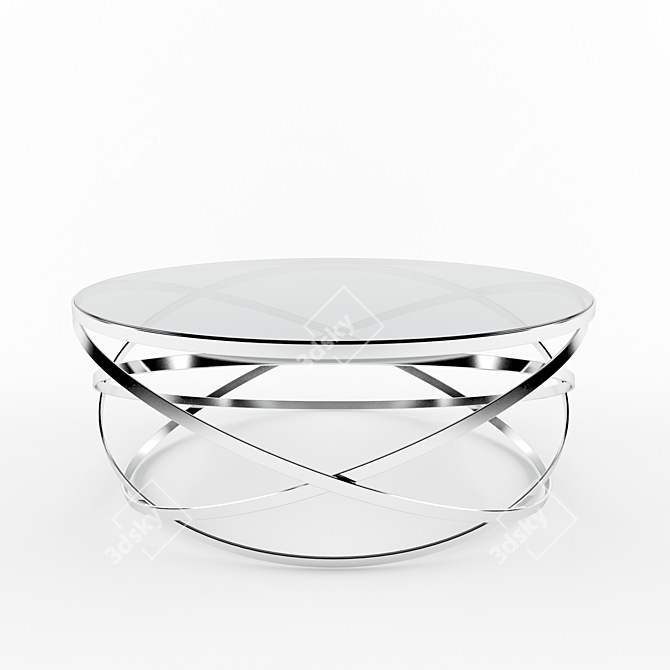 Evol Round Cocktail Table 3D model image 1