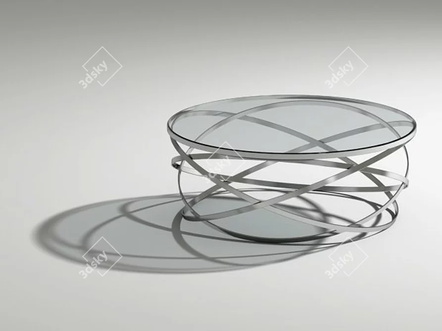 Evol Round Cocktail Table 3D model image 3