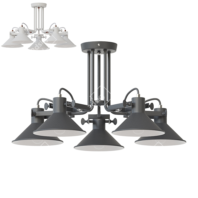 MW-Light Downtown Chandelier 3D model image 1