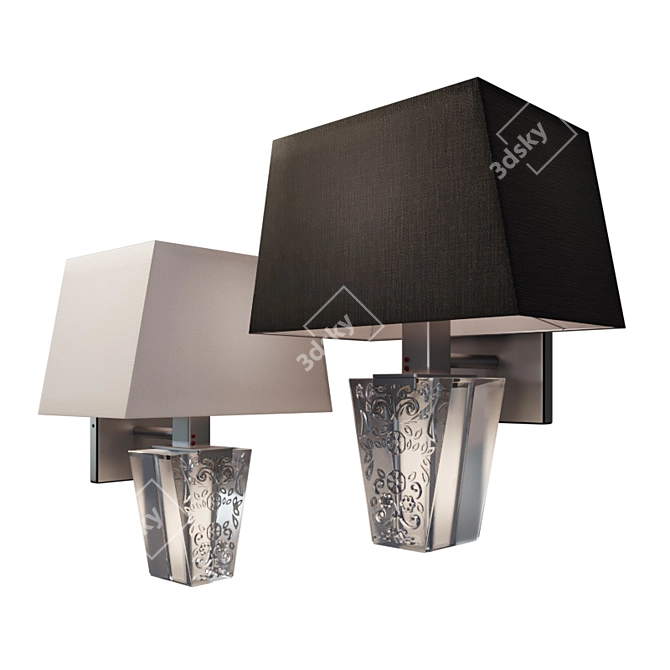 VICKY Wall Light by Fabbian 3D model image 1