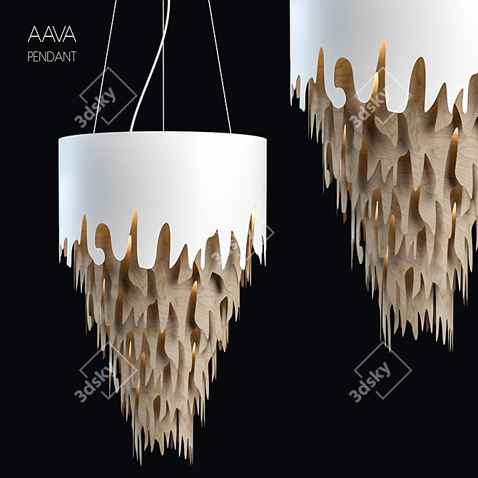 Modern Pendant Light Design 3D model image 1