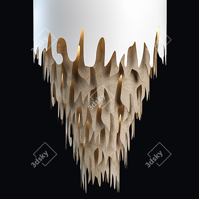 Modern Pendant Light Design 3D model image 2