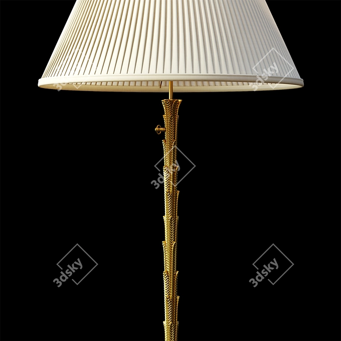 Elegant Maison Bagues French Lamp 3D model image 2