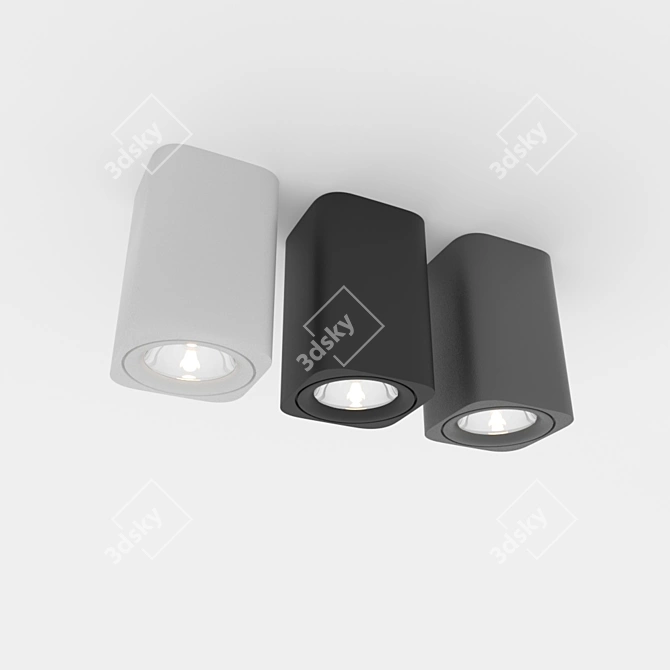 Versatile LED Spotlight: Ellastica Spot 3D model image 3