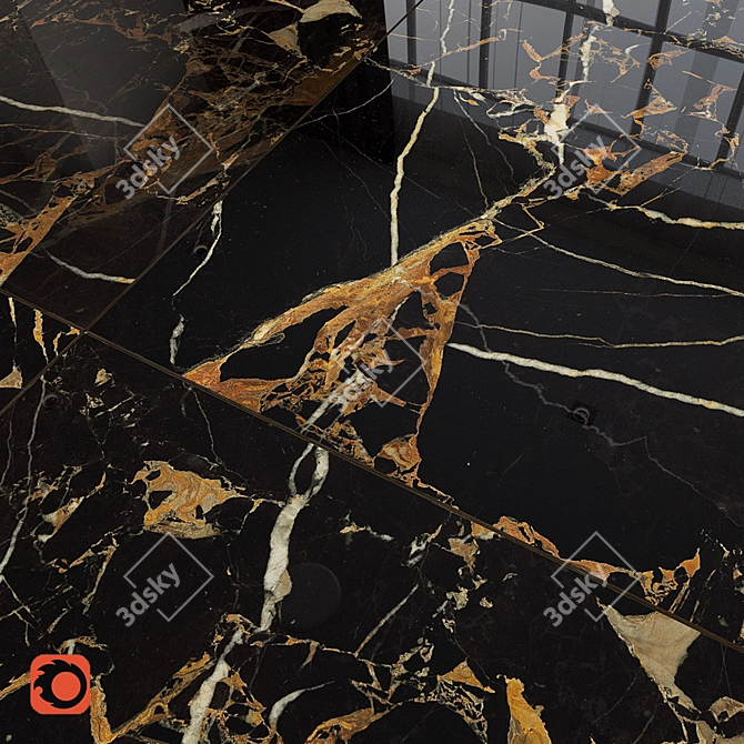 Luxury Saint Laurent Floor Tile 3D model image 3