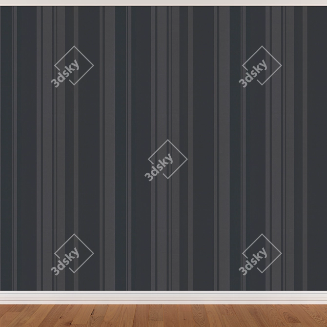 Seamless Wallpaper Set (3 Colors) 3D model image 2