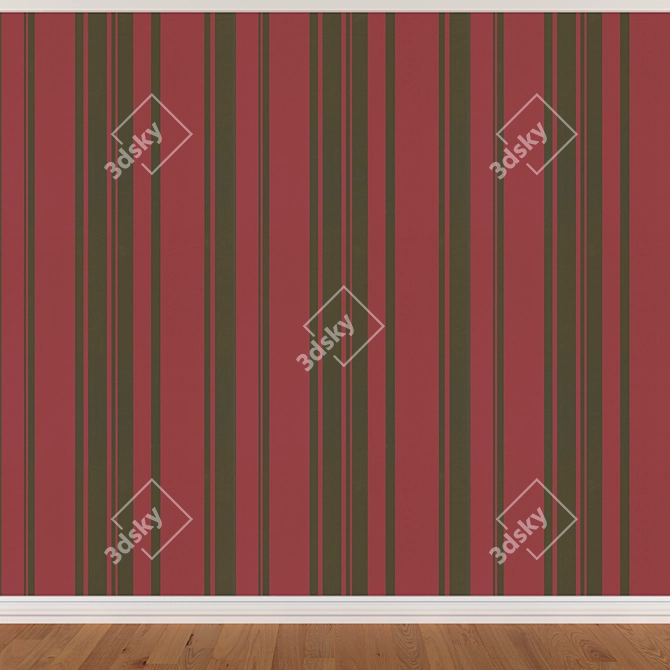 Seamless Wallpaper Set (3 Colors) 3D model image 3