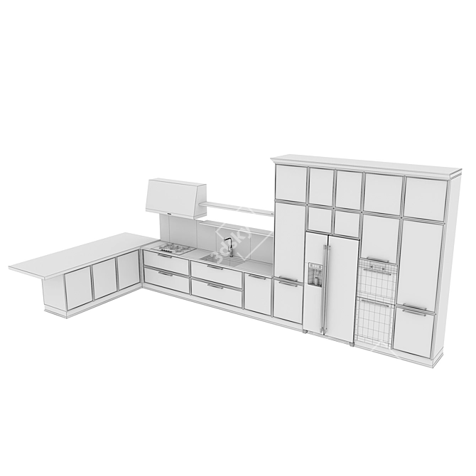 Elevate Your Kitchen with Etica Estetica 3D model image 2