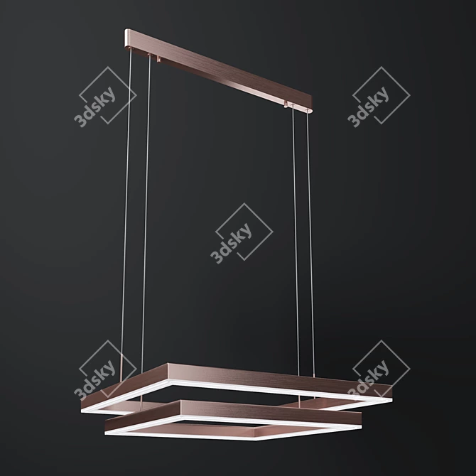 Modern Hanging Pendant Lamp 3D model image 1