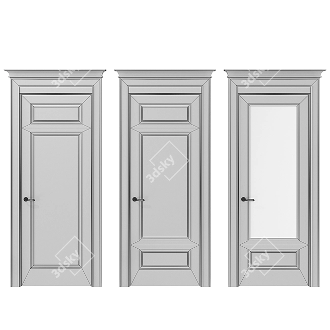 Liberty Lani Collection: Elegant & Modern Doors 3D model image 3