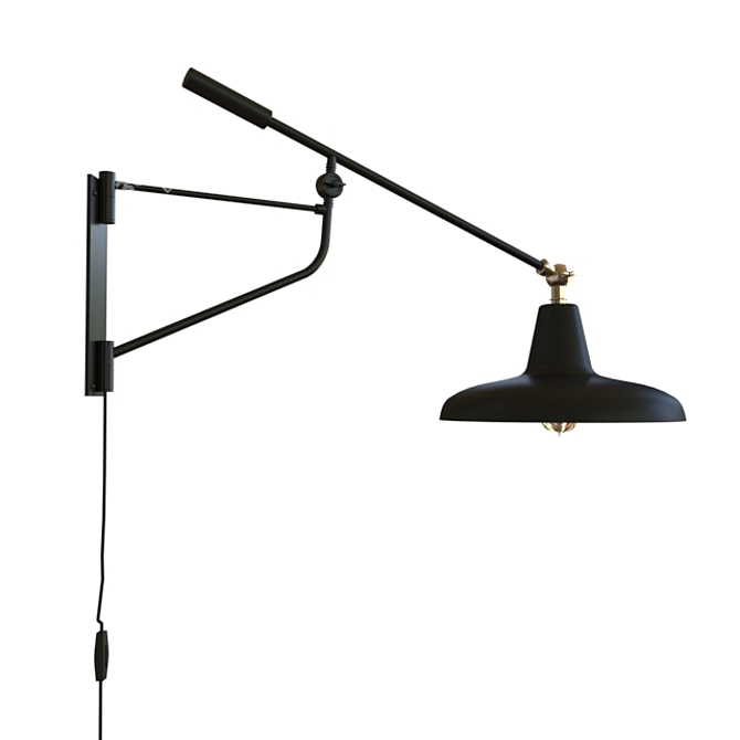 Elegant Hector Lamp: Dutchbone 3D model image 1