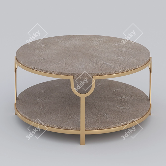 Katia Cream Coffee Table | Andrew Martin 3D model image 1