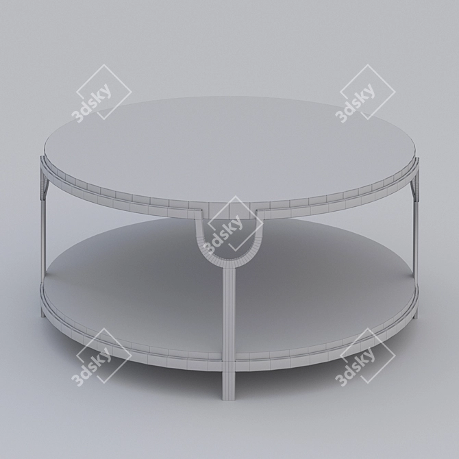 Katia Cream Coffee Table | Andrew Martin 3D model image 2