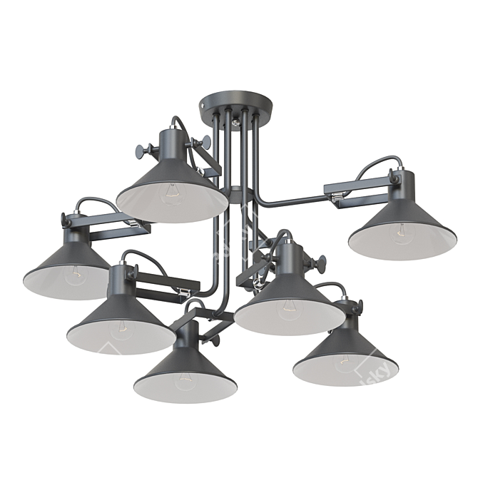 Modern Chandelier MW-Light Downtown 3D model image 2