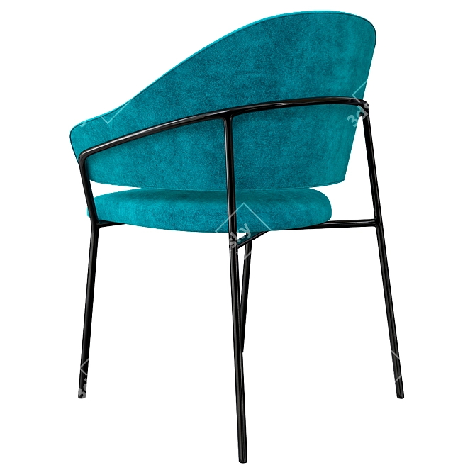  Stylish Upholstered Armchair: Jazz 3716 3D model image 2