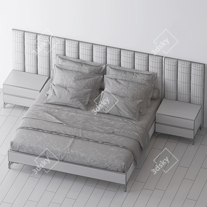 Contemporary Sleep Haven 3D model image 3