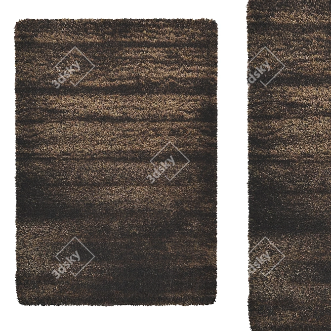 Luxury Belgian Wool Carpet: Rhapsody Collection 3D model image 1