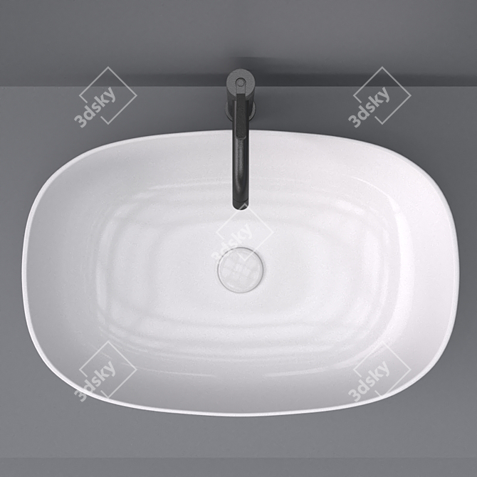 Modern Agape Neb Washbasin 3D model image 3