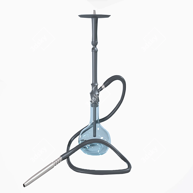 Modern Hookah: SkrepiX366 Design 3D model image 1