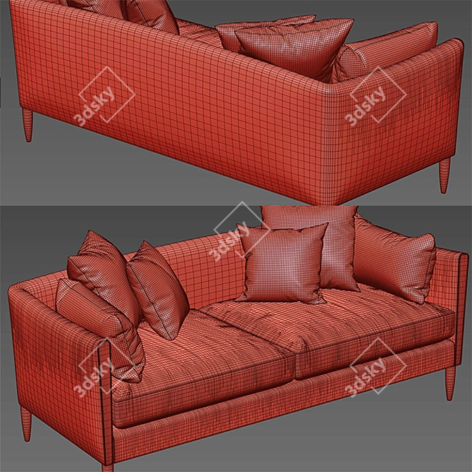 Modern Studio McGee Sofa: Stylish & Comfortable 3D model image 3