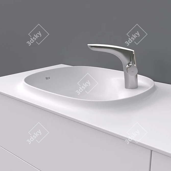 SURFEX® Basin 1200x505x525: Quality and Versatility! 3D model image 3