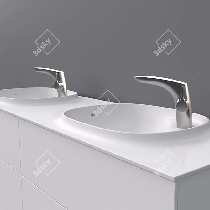 SURFEX® Basin 1600mm - Modern Stylish Design 3D model image 3