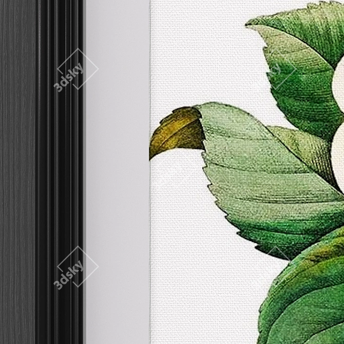 Modern Floral Art Collection #99 3D model image 3