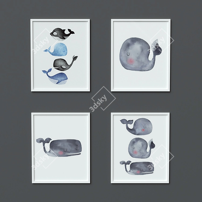 Adorable Baby Set: 21x30cm 3D model image 1